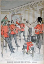 Comportement odieux entre officiers anglais, 1903