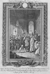 Odon, évêque de Bayeux, comte de Kent, fait prisonnier par son frère Guillaume le Conquérant, vers 1787