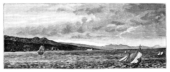 Au large des côtes de l
