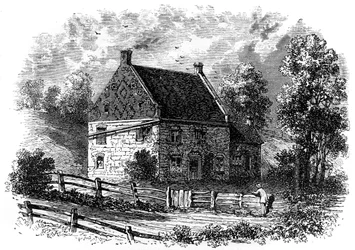 Vieille maison hollandaise, Long Island, New York, XVIIIe siècle
