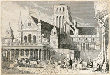 Ancienne cathédrale Saint-Paul, Londres, 1660