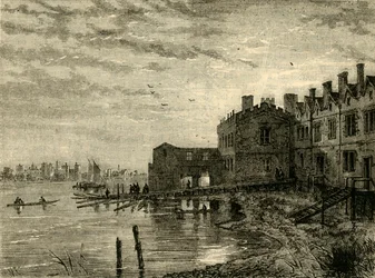 Les vieux escaliers de Whitehall, 1881