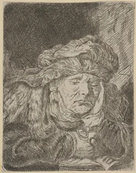 Vieille femme dormant copie.s.d.