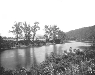 Sur le Conemaugh, près de New Florence, Pennsylvanie, USA