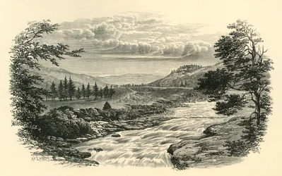Sur la Dee, Écosse, c1890