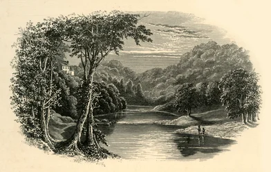 Sur le Hodder, vers 1890