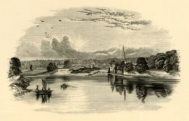 Sur la Tweed, vers 1890