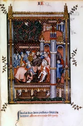 Les prêtres païens accueillent Sisinnius aux portes de Paris, 1317