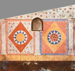 Décoration peinte dans la crypte Stasovsky, Bosphore cimmérien, Kertch, 1928