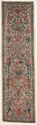 Paire de tentures de lit en broderie, vers 1690
