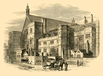 Cour du Palais au XVIIIe siècle, 1881