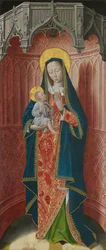 Panneaux du grand autel de la Chartreuse de Saint-Honoré, Thuison-les-Abbeville : Vierge et...