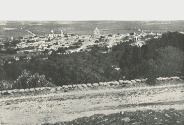 Panorama de la ville, San Miguel de Allende, Mexique, 1895