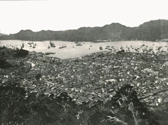 Vue Panoramique de la Ville, Nagasaki, Japon, 1895