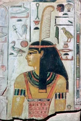 Image de papyrus de la déesse Maât