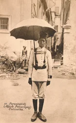 Parawallah, policier indigène, Calcutta, vers 1900