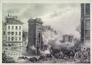Paris. La Révolution de juillet 1830, 1830