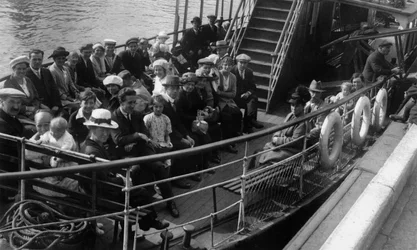 Passagers à bord d