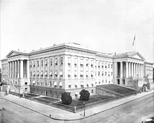 Bureau des brevets, Washington DC, USA, vers 1900