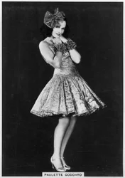 Paulette Goddard, actrice américaine de cinéma et de théâtre, 1938