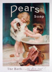 Publicité pour le savon Pears