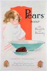Publicité pour le savon Pears