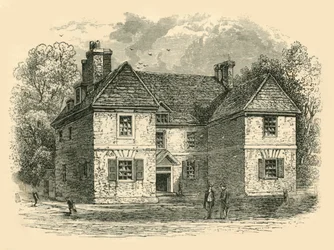 Maison de Penn, Second Street, Philadelphie, c1687-1689, 1890