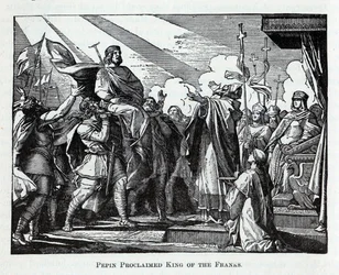 Pépin proclamé roi des Francs, 1882