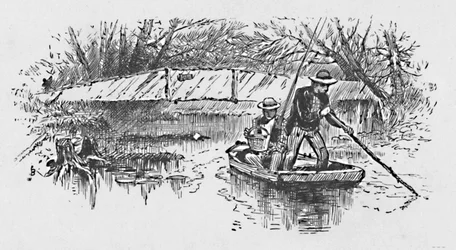 Pêche au perche sur le lac, 1883