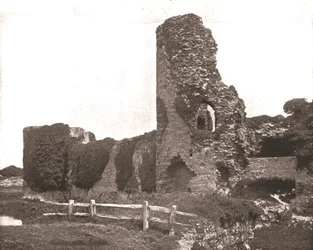 Château de Pevensey, Sussex, 1894