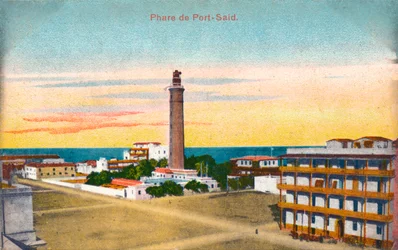 Phare de Port-Saïd, c1900