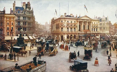 Piccadilly Circus, Londres, vers 1910
