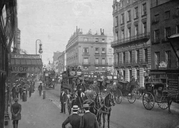 Piccadilly, Londres, vers 1900-1901