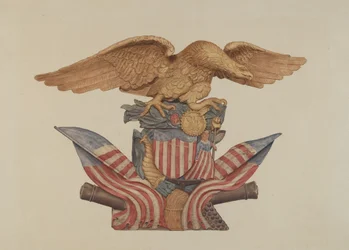 Ornement de pin aigle, 1935-1942