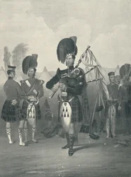 Joueur de cornemuse, 42e Royal Highlanders, XIXe siècle, 1909
