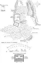 Plan de la bataille de Hasheen, 20 mars 1885