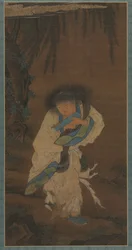 Poète et reclus Hanshan, 1400s