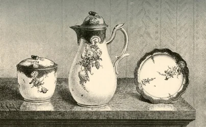 Service à café en porcelaine, milieu-fin du 18ème siècle, 1903