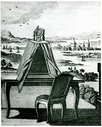 Tente portative de type camera obscura, 1764