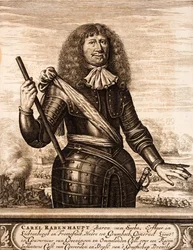 Portrait de Carl von Rabenhaupt 1602-1675 De: Schauplatz des Krieges, 1675