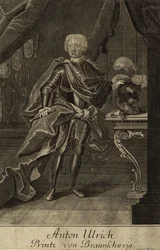 Portrait du duc Anthony Ulrich de Brunswick 1714-1774, vers 1700