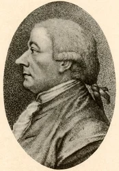 Portrait de Henry Laurens, Jr., cheveux en boucles latérales avec queue de cochon, vers 1770, 1937