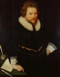 Portrait de John Fletcher 1579-1625, vers 1620