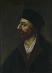 Portrait de John Hus, 17ème siècle