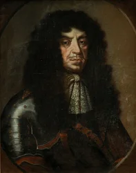 Portrait de Jean II Casimir Vasa 1609-1672, roi de Pologne et grand-duc de Lituanie, seconde moitié du XVIIe siècle