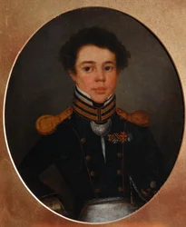 Portrait de Mikhaïl Ivanovitch Ozerov 1792-1867, vers 1815