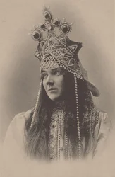 Portrait de Nadezhda Ivanovna Zabela-Vrubel 1868-1913 en Marfa dans l