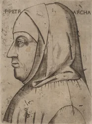 Portrait de Pétrarque, première moitié du XVIe siècle