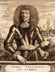 Portrait du prince Georg Friedrich de Waldeck 1620-1692 De : Schauplatz des Krieges, 1675