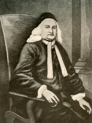 Portrait de Samuel Sewall, en perruque et long manteau, vers 1700-1720, 1937